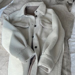 H&M sherpa coat